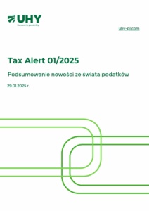 Tax alert podsumowanie nowości ze świata podatków styczeń 2025